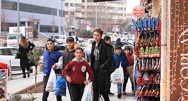 Konya'da çocukların Şivlilik sevinci