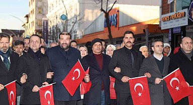 Körfez şehitler için tek yürek oldu