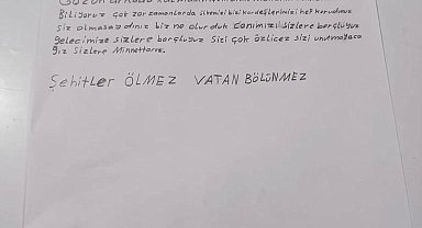 Koruma altındaki çocuklardan vatan korumasındaki Mehmetçiğe mektup