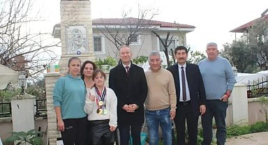 Köyceğiz Kaymakamı Maslak, özel sporcu Oral'a başarılar diledi