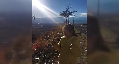 Küçük çocuk istedi çevre temizlendi