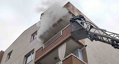 Kuşadası'nda korkutan yangın