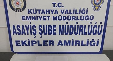 Kütahya'da 1 kişinin üzerinde uyuşturucu ele geçirildi