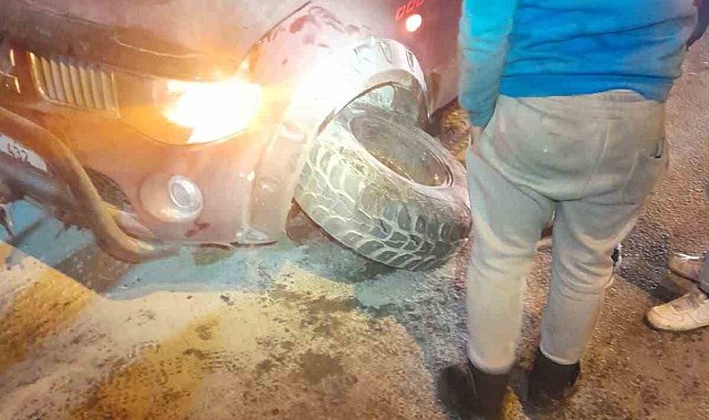 Kütahya'da araç yangını