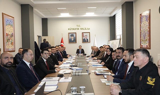 Kütahya'da Asayiş ve Güvenlik Toplantısı gerçekleştirildi