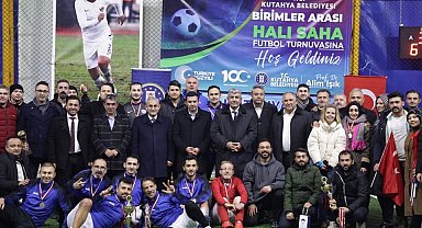 Kütahya'da Birimler Arası Halı Saha Futbol Turnuvası düzenlendi