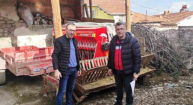 Kütahya'da KKYDP hibe desteğindeki makine ve ekipmanların kontrolleri yapılıyor