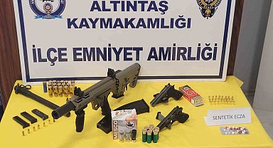 Kütahya'da ruhsatsız silah operasyonu