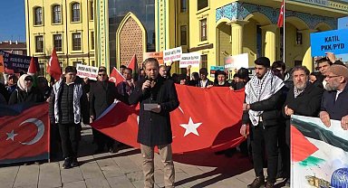 Kütahya'da terör örgütü PKK, İsrail ve ABD protesto edildi