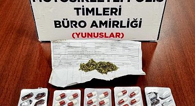 Kütahya'da Yunus Timleri bir araçta uyuşturucu ele geçirdi