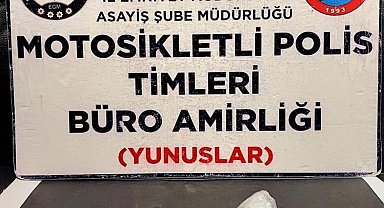 Kütahya'da Yunus Timlerince bir kişiden uyuşturucu madde ele geçirildi