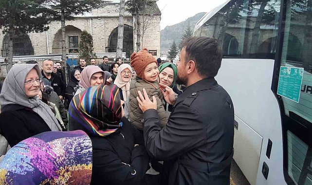 Kutsal topraklara dualarla uğurlandılar
