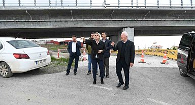 Lapseki Belediyesi, Yeni Sanayi Sitesi girişine yeni yol inşa ediyor