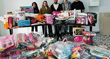 Liselilerden kanser hastalarına anlamlı hediye