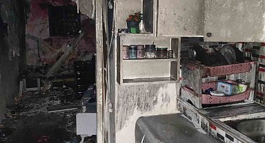 Lüleburgaz'da mesken yangını