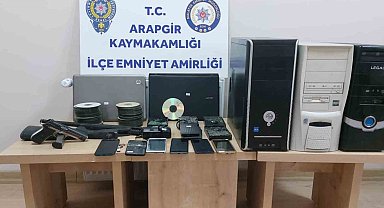 Malatya'da Sibergöz operasyonu: 1 gözaltı