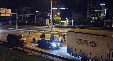 Maltepe'de motosiklet kazası: 1 yaralı
