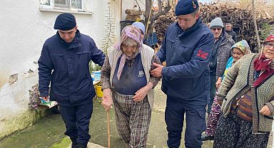 Manisa'da kayıp yaşlı kadından iyi haber: Jandarma ekipleri buldu