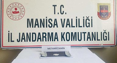 Manisa'da şüphelinin üzerinden metamfetamin çıktı