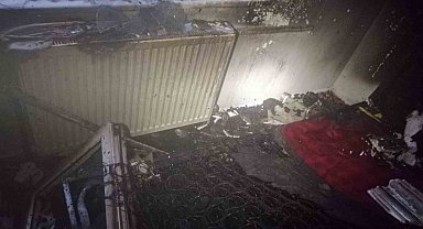 Mardin'de 15 katlı binada korkutan yangın