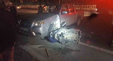 Mardin'de otomobil ile motosiklet çarpıştı: 1 ağır yaralı