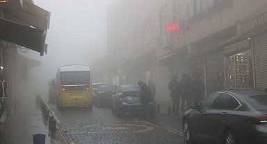 Mardin'de yoğun sis