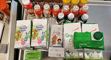 Marketin raflarından son kullanma tarihi geçmiş süt ürünleri çıktı