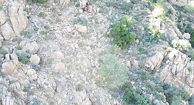 Marmaris'te çıntar toplarken dağda kaybolan adamdan bir iz bulundu