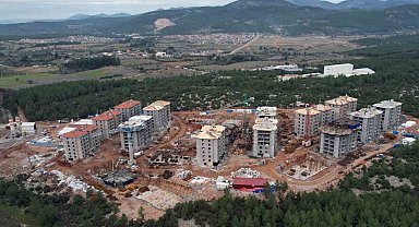 Menteşe 3. etap TOKİ inşaatının yüzde 25'i tamamlandı