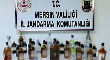 Mersin'de kaçak alkol ticareti yapan 3 şüpheli yakalandı