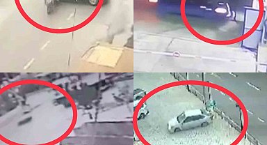 Mersin'de kaza anları kamerada: 1 ölü, 2 yaralı