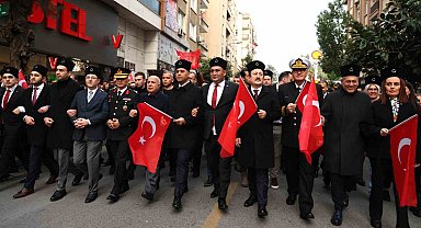Mersin'in kurtuluş coşkusu 'Zafer Yürüyüşü' ile taçlandı