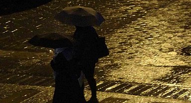 Meteorolojinin uyardığı Çankırı'da yağış etkili oldu