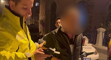 Milas'ta alkollü sürücü polis ekiplerine zor anlar yaşattı