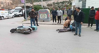 Milas'ta motosiklet kazası: 1 yaralı