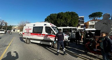 Milas'ta trafik kazası: 2 yaralı
