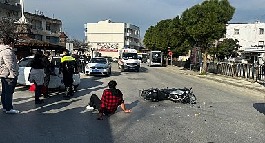 Milas'taki kazalarda 3 motosiklet sürücüsü yaralandı