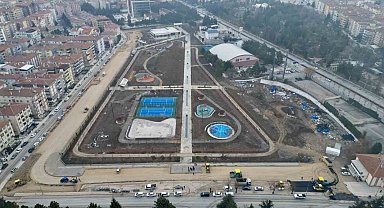 Millet bahçesindeki çalışmaları inceleyen Başkan Aşgın: "Proje büyük oranda tamamlandı"