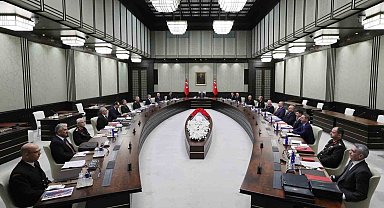 Milli Güvenlik Kurulu , Cumhurbaşkanı Recep Tayyip Erdoğan başkanlığında Beştepe'de toplandı.