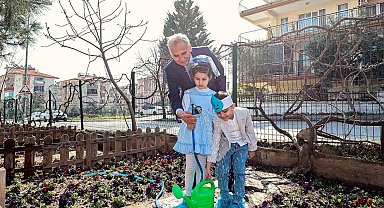 Miniklerin yağmur hasadıyla tonlarca su tasarruf edildi