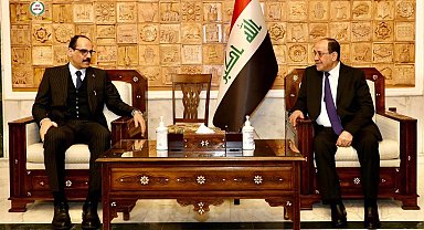 MİT Başkanı Kalın, Irak'ta Nuri Maliki ile görüştü