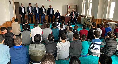 Müftü İmamoğlu hafız adayları ile sohbette buluştu