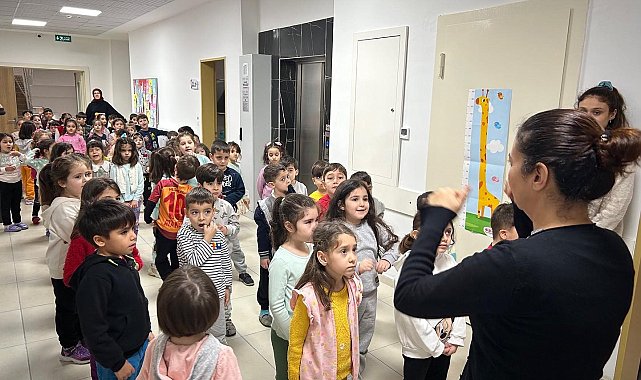 Muğla'da anaokulu öğrencilerine iş sağlığı güvenliği sunumu verildi