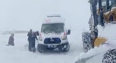 Muradiye'de hasta kurtarma operasyonu