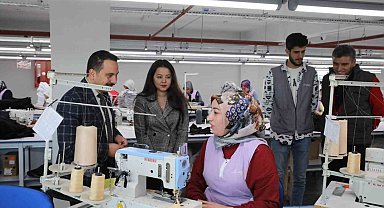 Muradiye'de kadın istihdamına yönelik tekstil fabrikası