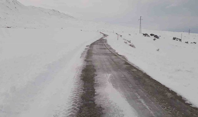 Muradiye'de yol açma çalışması