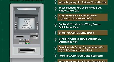 Niğde'de akıllı vezne sayısı 10'a çıktı