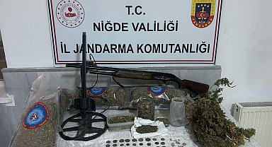 Niğde'de jandarma ekiplerinden tarihi eser operasyonu