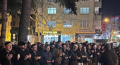 Niğde'de Şeyh Salih Aruri ve Filistinli Müslümanlar için gıyabi cenaze namazı kılındı