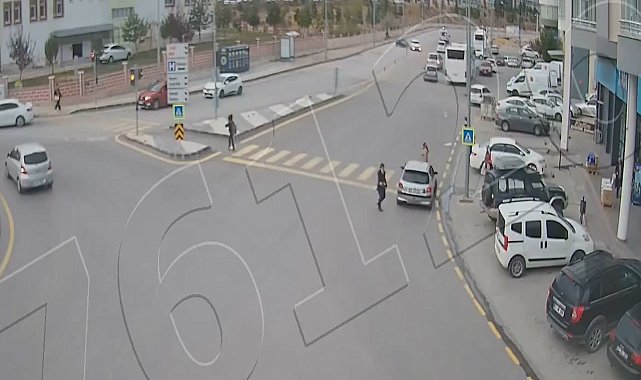 Niğde'deki kaza KGYS kameralarında